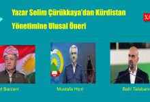 Selim Çürükkaya Küer Ulusal Önderliğine tarihi bir öneride bulundu.